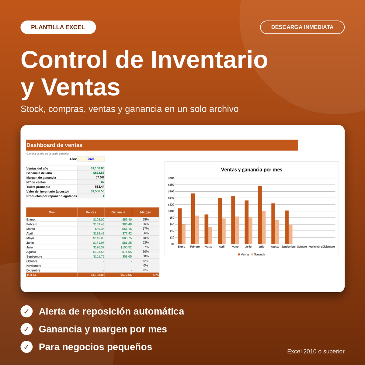 Plantilla de Control de Presupuesto y Amortización de Deudas (Excel & Google Sheets)