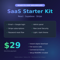 SaaS Starter Kit: React + Supabase + Stripe
